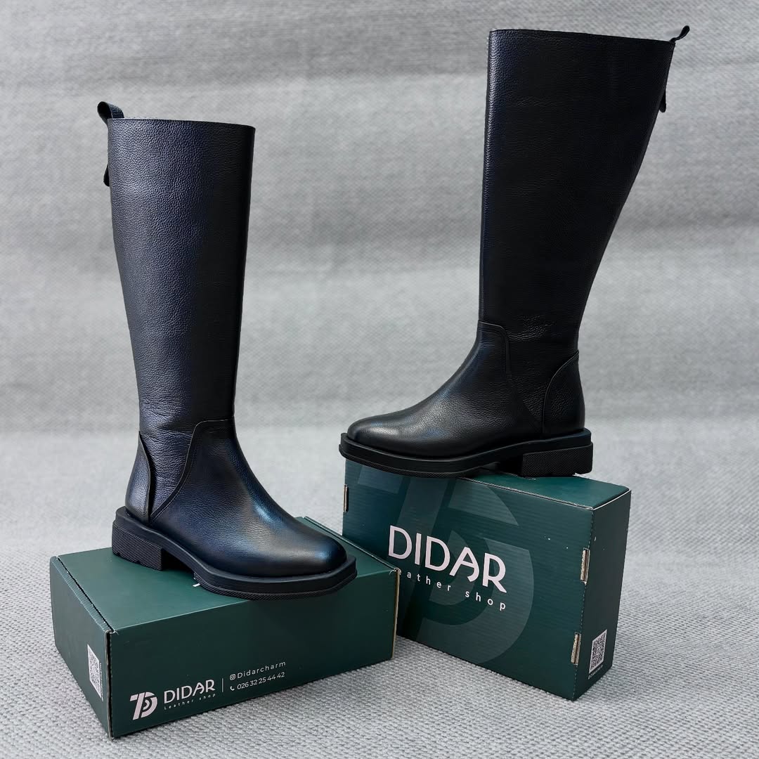 بوت تمام چرم زنانه کد:300