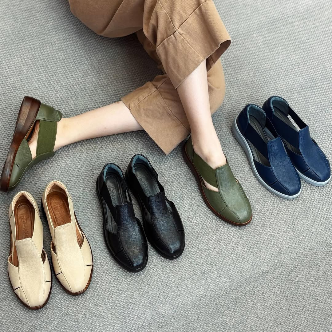 صندل چرم زنانه کد:243